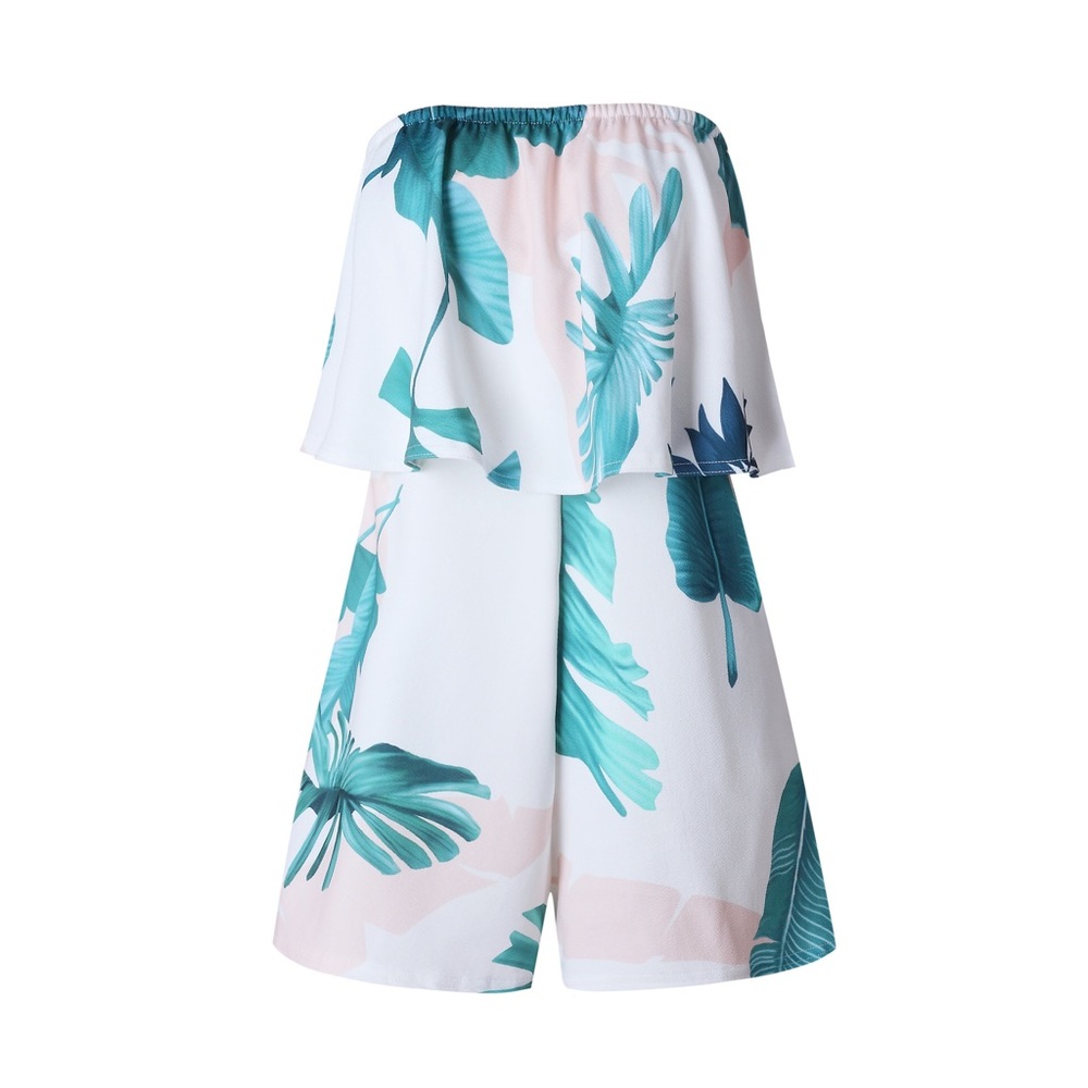 Palm Leaves Romper - Picture 2 of 3